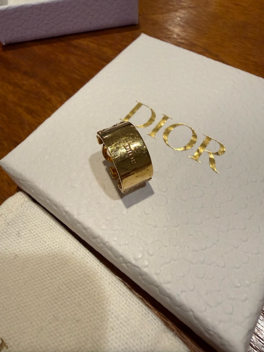 *Limited Time Only* Dior Gold Crystal Ring - Picture 4 of 6